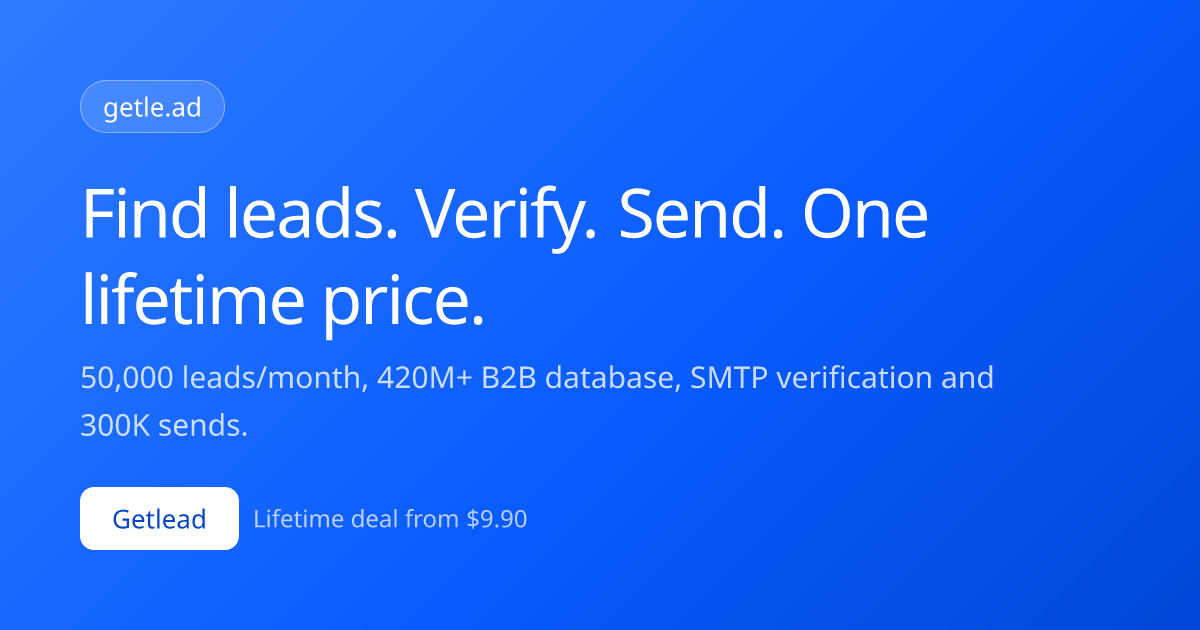 Getlead screenshot 1